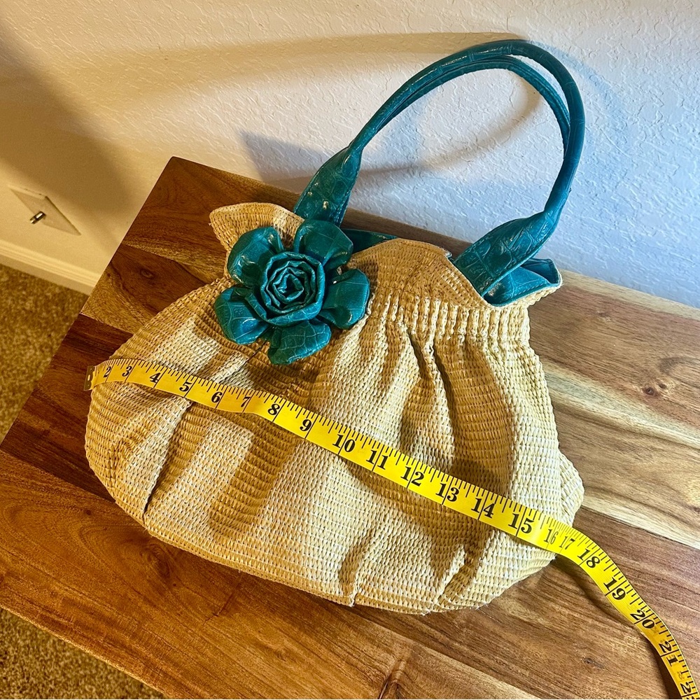 Bueno, Woven Straw Beach Bag - Picture 9 of 11